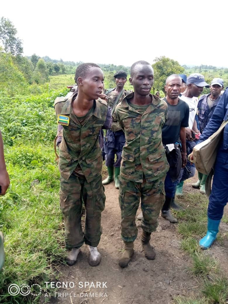 LES DEUX MILITAIRES RDF ARRETES A BIRUMA RUTSHURU