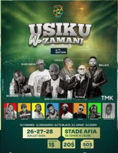 Nord-Kivu : La 2e Édition du festival  « Usiku Wa Zamani » annoncé à Goma ce weekend.
